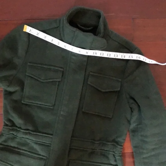 Lucky Brand Olive Green Military Style Field Jacket Wool Blend - Picture 15 of 15